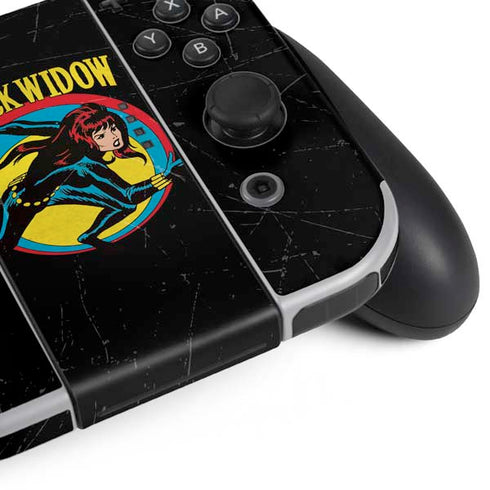 Marvel Classic Comics Black Widow Nintendo Switch OLED (2021) Skin